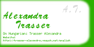 alexandra trasser business card
